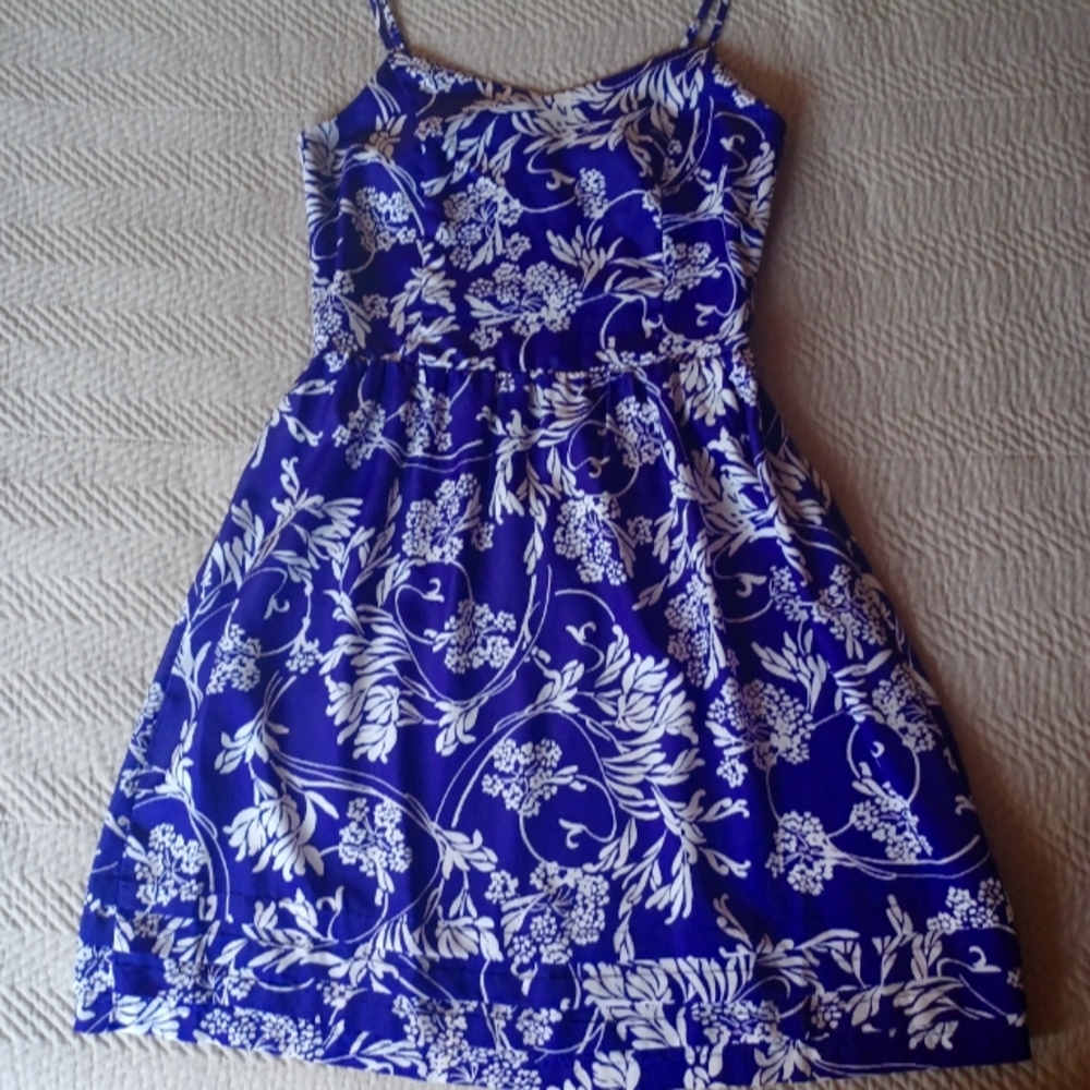 GAP | Gorgeous Summer Dress | Size 6 | purple & cream